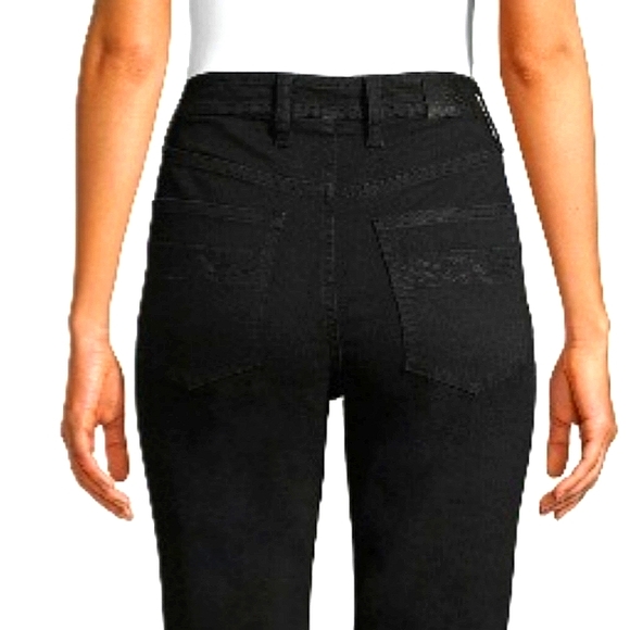 Last Pair☆L@@K☆NWT JORDACHE Vintage "Reese" Black High Slim Bootcut Jeans☆Sz 28 - Picture 7 of 16